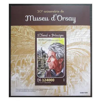 Svatý Tomáš 2016 Umění Muzeum Orsay Mi Block 1169 Kat 12 1513