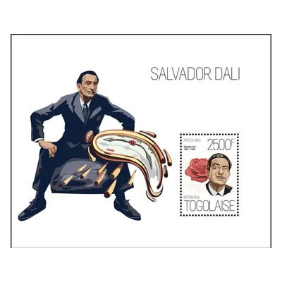 Togo 2013 umění Salvador Dalí Mi Block 864 Kat 10 R117