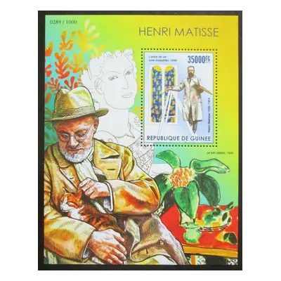 Guinea 2015 Umění Henri Matisse Mi Block 2561 Kat 14 0749