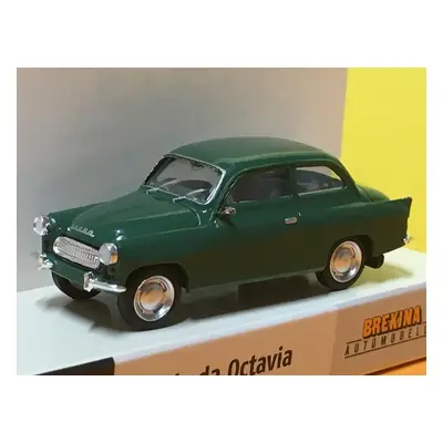 Škoda Octavia 1960 zelená- Brekina 187 H0 (D3-š7)