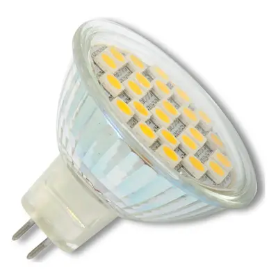 Led žárovka MR16 45W 12SMD teplá bílá