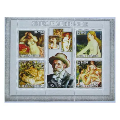 Svatý Tomáš 2006 Umění akty Auguste Renoir Mi 2828-31 Kat 12 P064