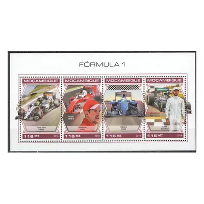 Mosambik 2018 Formule 1 Mi 9739-42 Kat 25 P069