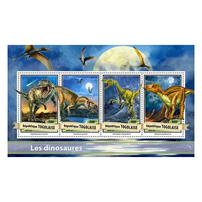 Togo 2017 Dinosauři Mi 7949-52 Kat 14 P056