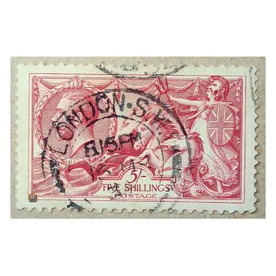 1918 Velká Británie Mi.142 Iii 5Sh /o