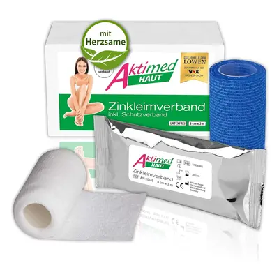 Kineziologická páska Aktimed Haut Zinkleimverband 8 cm x 3 m