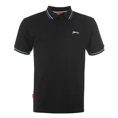 Pánské černé polo tričko Slazenger velikost L