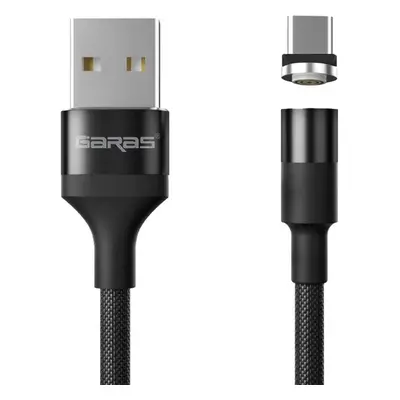 M1 - Magnetický Usb kabel - Černý - Usb C - 1 m