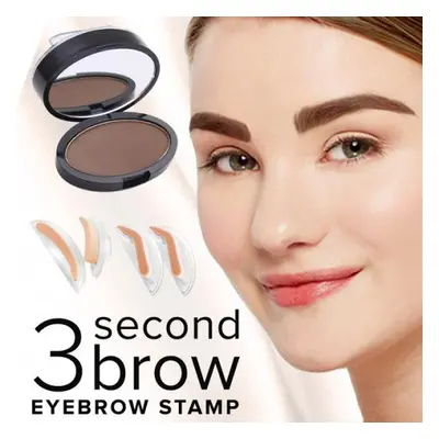 3 Second Brow Zvýrazňovač Obočí Razítka S Pudrem A Zrcatkem