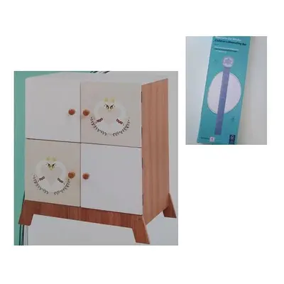 Kidland Dětská komoda Labutě 58 cm x4 cmx34 dárek rostoucí metr