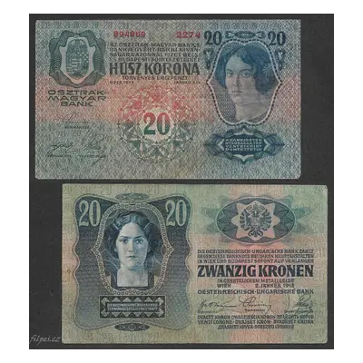 Čsr - 20 koruna 1913 série 2274 /BC.550