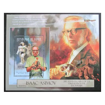 Guinea 2012 Isaac Asimov spisovatel a vědec Mi Bl 2126 Kat 16 1000