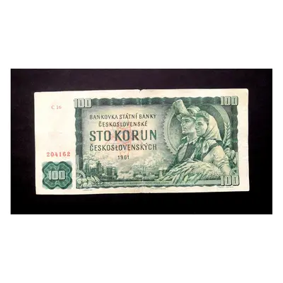 100 korun 1961vzacna serie C 16