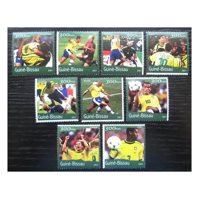 Guinea-bissau 2001 Ms ve fotbale Mi 1361-69 Kat 11 1587