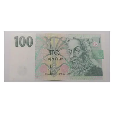 100 Kč 1997 série F 49 stav Unc