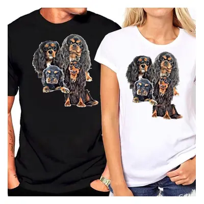 Kavalier King Charles Spaniel Tričko unisex