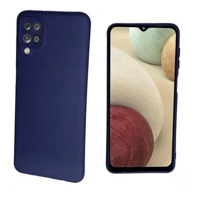 Modrý ohebný zadní kryt Matt tvrzené sklo pro Samsung Galaxy M12