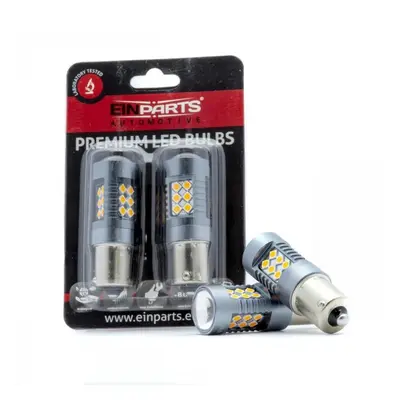 PY21W Led žárovky (24 x Smd 3030) oranžová Canbus