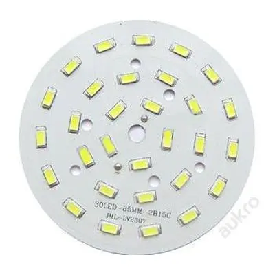 Led destička 30x Smd 5730 15W 1350Lm (120W) teplá