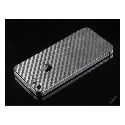 Kryt Apple iPhone Carbon Silver Polep