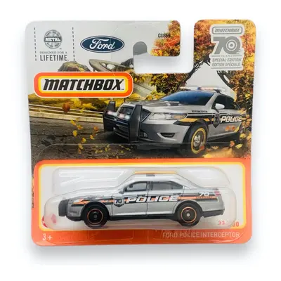 Nové auto Matchbox Ford Police Interceptor