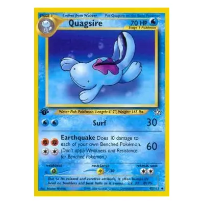 Pokemon Tcg Quagsire (NG 45) First Edition