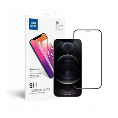 Celoplošné ochranné tvrzené sklo 5D černý rámeček iPhone 12 Pro Max