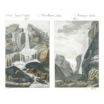 Staubach - Lauterbrunnen Bertuch mědiryt (1800)