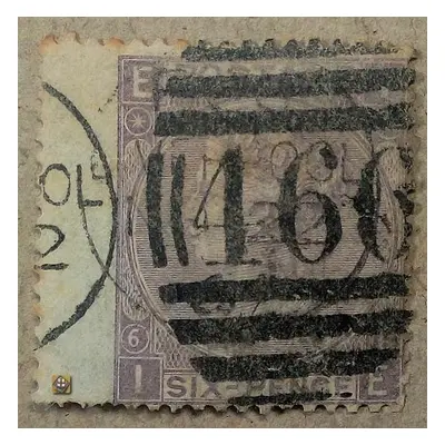 1867 Velká Británie Mi.29 Pl.6 (široký okraj) 6p /o