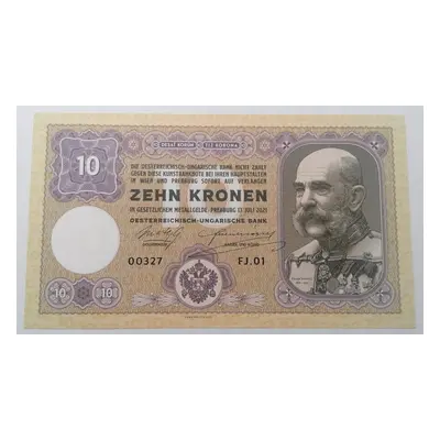 10 Korun Franc Josef I. 2021 FJ.01 00327 stav Unc