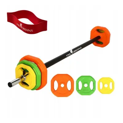 činka sada Fitness barbell bar pro Body Pump 20 kg zatížení