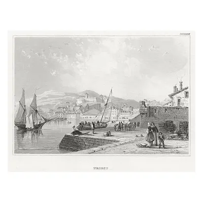 Trieste Terst Meyer oceloryt 1850