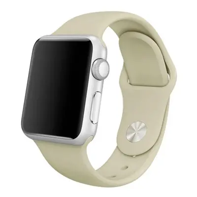 Řemínek - pásek pro Apple Watch 38mm 40mm nebo 42mm 44mm Šedo-béžová