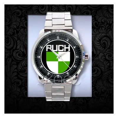 Puch Logo - hodinky nerezová ocel