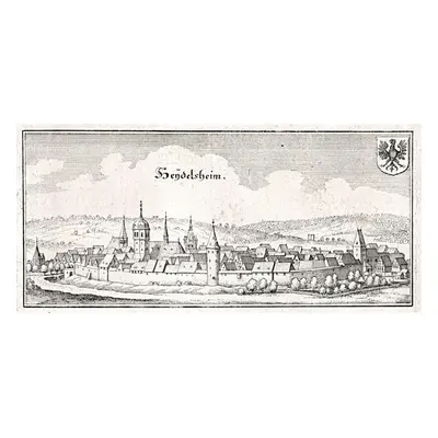 Heidelsheim Merian mědiryt 1643