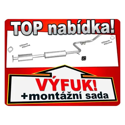 Výfuk Nissan Primera 1.6 106PS 1.8 114PS EURO3 99-02 Uue