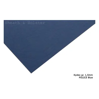 Kydex Police Blue - 200x300mm tl. 15mm