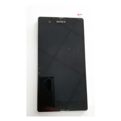 Lcd display dotyková plocha Rám pro Sony Xperia Z C6603 White Nové