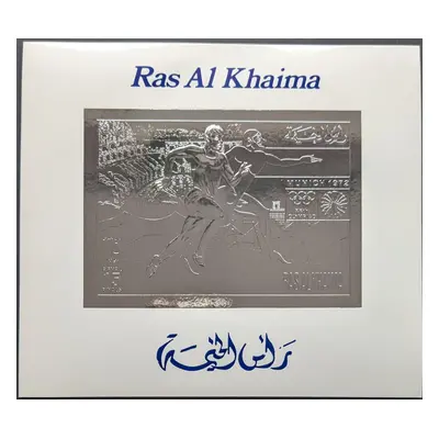 Ras Al Khaima 1972 Olympijské hry 72 1ks aršík silver kat. 30Euro