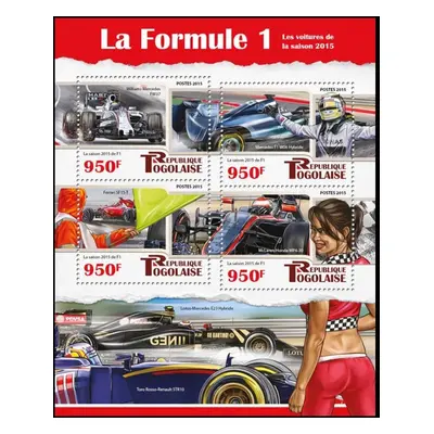 Togo 2015 Formule 1 Mi 7048-51 Kat 15 R127