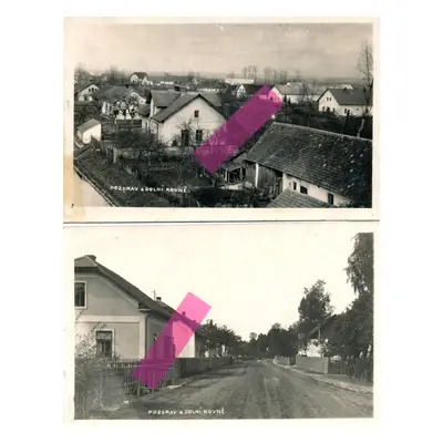 Dolní Roveň 1930 - Pardubice 2x /FX/