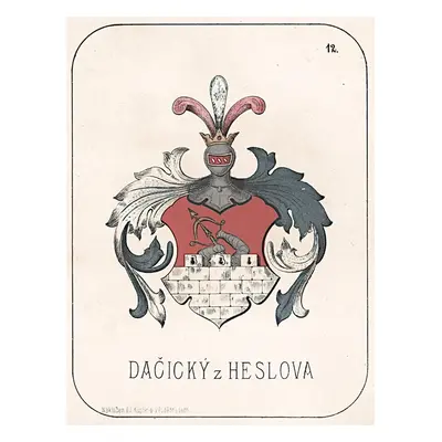 Dačický z Heslova chromolitografie 1880