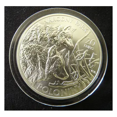 Slovensko 20 euro Poloniny 2010 bk