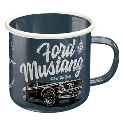 Nostalgic Art Plechový Hrnek 360ml S Motivem Ford Mustang Auto Dárek