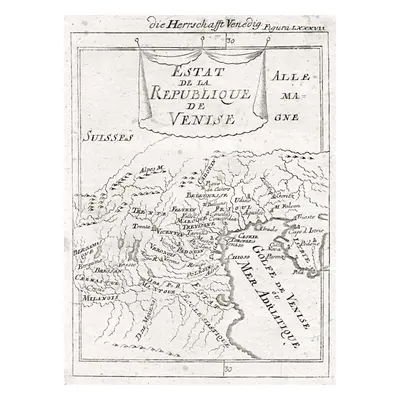 Veneto Mallet mědiryt 1719