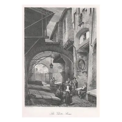 Roma Ghetto oceloryt (1860)