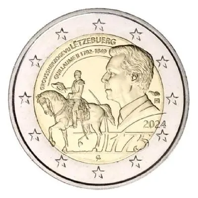 2 euro sběratelské Lucembursko 2024 Vilém Unc