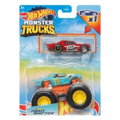 Hot Wheels Monster Trucks Night Shifter S Autíčkem