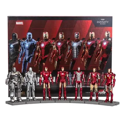 Sběratelské akční figurky - Infinity Saga Iron Man - Set 7 kusů.