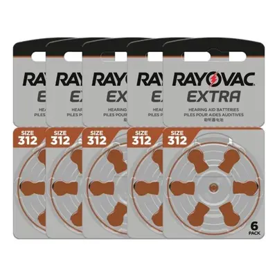 Baterie do naslouchadel Rayovac Extra PR41 (A312 B3124 L312ZA) 30ks